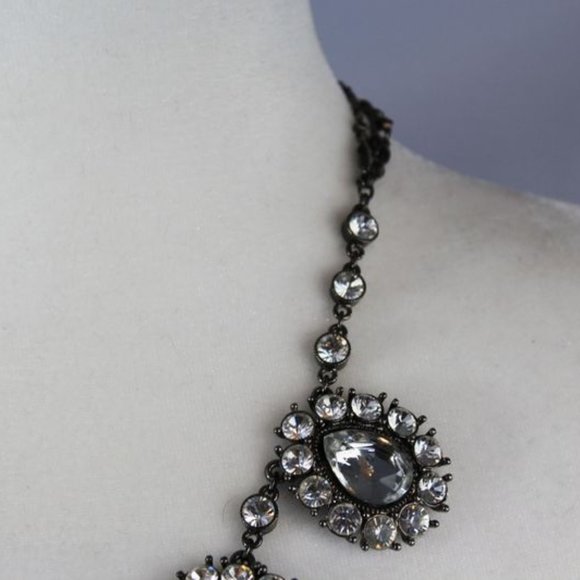NWOT BADGLEY MISCHKA Couture Statement Necklace - Neiman Marcus Retail $289 - Picture 4 of 9